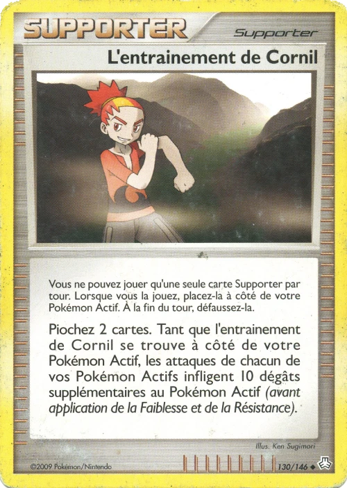 Carte Pokémon L'entrainement de Cornil de l'extension Éveil des Légendes