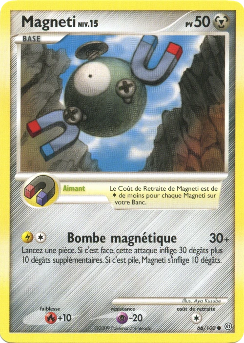 Carte Pokémon Magnéti de l'extension Tempête