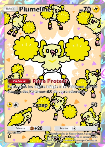 Carte Pokémon Plumeline de l'extension Gardiens Astraux