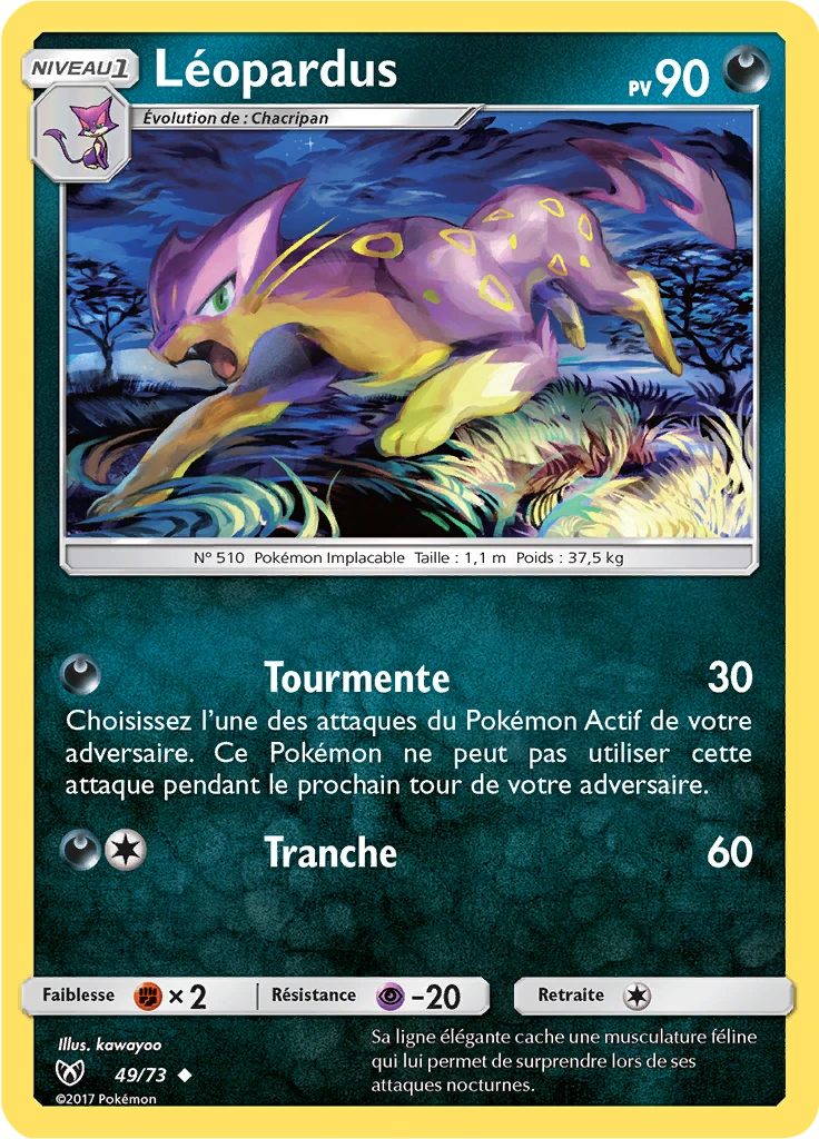 Carte Pokémon Léopardus de l'extension Légendes Brillantes