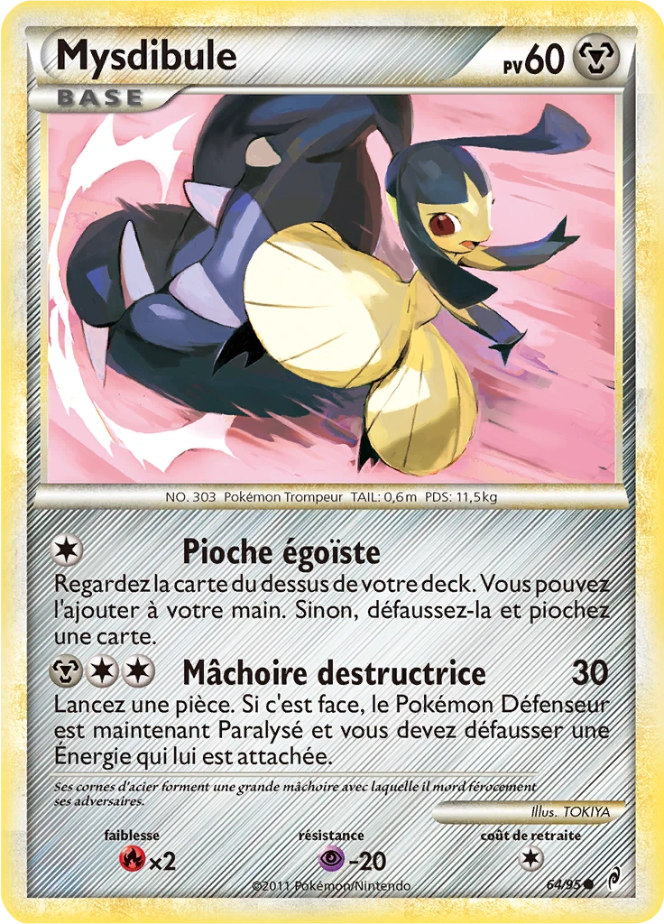 Carte Pokémon Mysdibule de l'extension L'appel des Légendes
