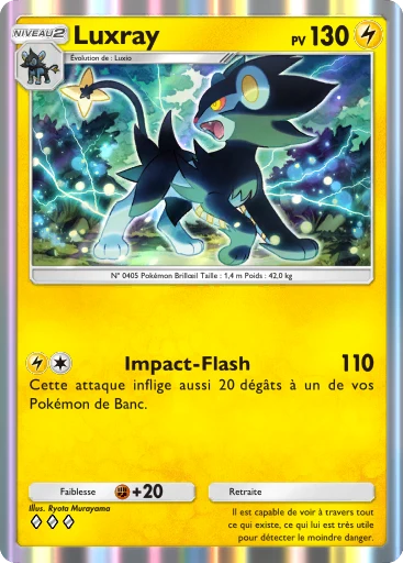 Carte Pokémon Luxray de l'extension Méga-Ascension