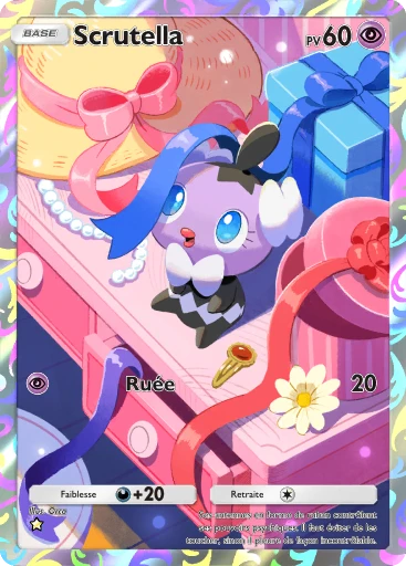 Carte Pokémon Scrutella de l'extension Méga-Ascension