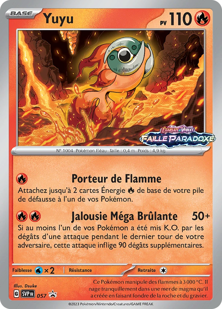Carte Pokémon Yuyu de l'extension SVP Black Star Promos