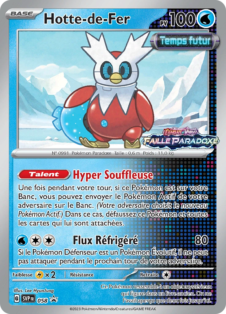 Carte Pokémon Hotte-de-Fer de l'extension SVP Black Star Promos