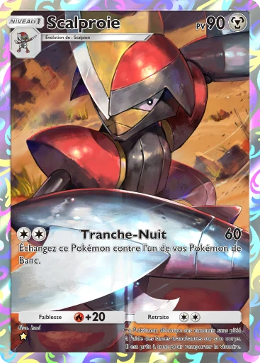 Carte Pokémon Scalproie de l'extension Aura Palpitante