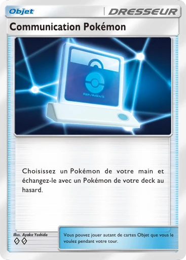 Carte Pokémon Communication Pokémon de l'extension Choc Spatio-Temporel
