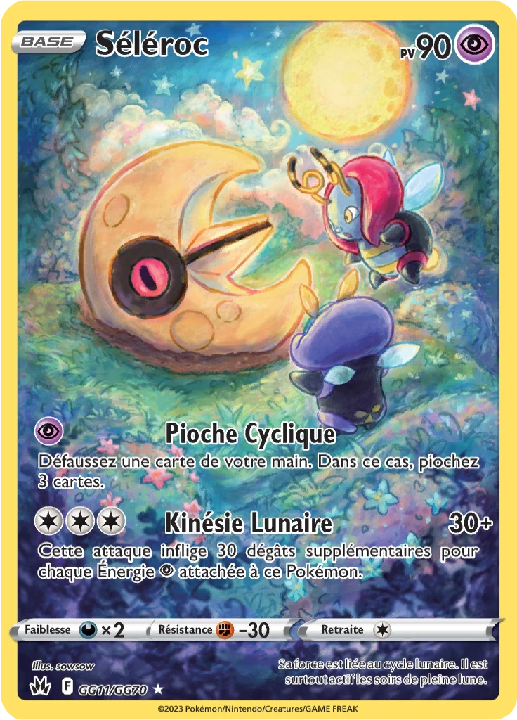 Carte Pokémon Séléroc de l'extension Zénith Suprême
