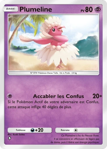 Carte Pokémon Plumeline de l'extension Aura Palpitante