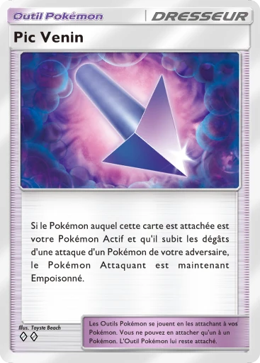 Carte Pokémon Pic Venin de l'extension Gardiens Astraux