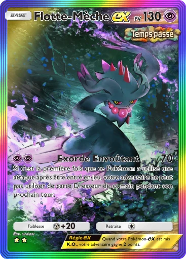 Carte Pokémon Flotte-Mèche-ex de l'extension Propulsion Paradoxe