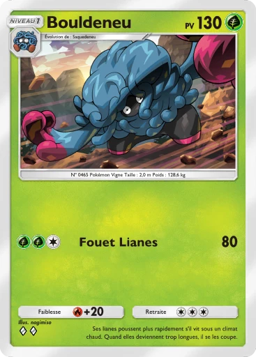 Carte Pokémon Bouldeneu de l'extension Aura Palpitante