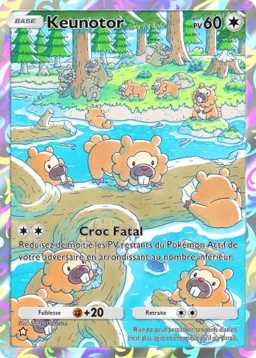 Carte Pokémon Keunotor de l'extension Choc Spatio-Temporel