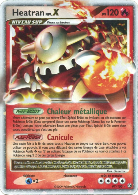 Carte Pokémon Heatran de l'extension Tempête