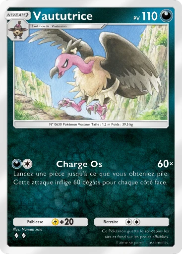 Carte Pokémon Vaututrice de l'extension Domination Céleste