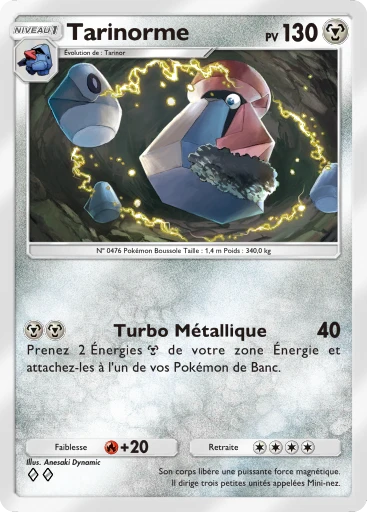 Carte Pokémon Tarinorme de l'extension Embrasement Écarlate
