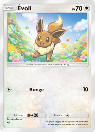 Carte Pokémon Évoli de l'extension Jours Heureux