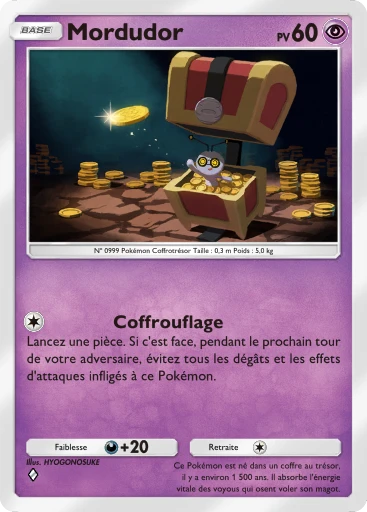 Carte Pokémon Mordudor de l'extension Réjouissances Rayonnantes