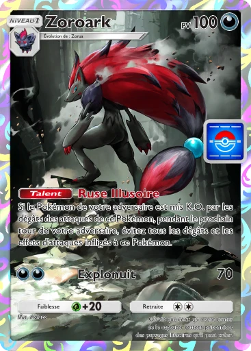 Carte Pokémon Zoroark de l'extension Promo-A