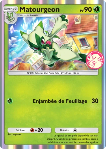 Carte Pokémon Matourgeon de l'extension Promo-B