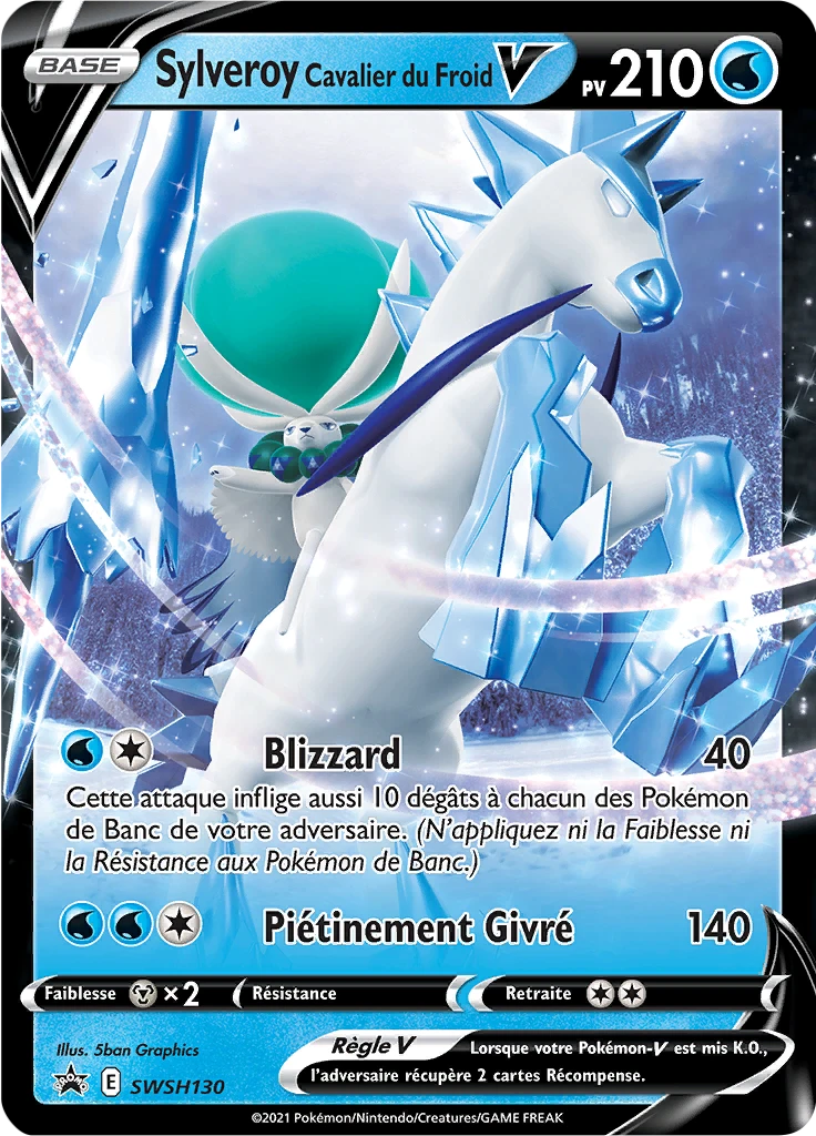 Carte Pokémon Sylveroy Cavalier du Froid V de l'extension Promo SWSH