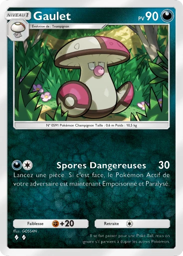 Carte Pokémon Gaulet de l'extension Aura Palpitante