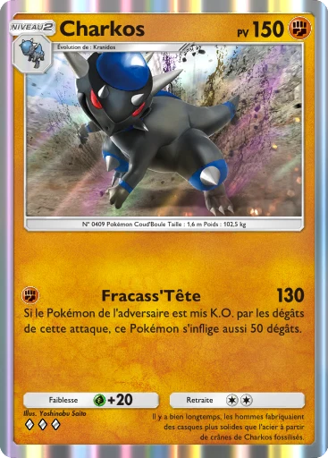 Carte Pokémon Charkos de l'extension Choc Spatio-Temporel