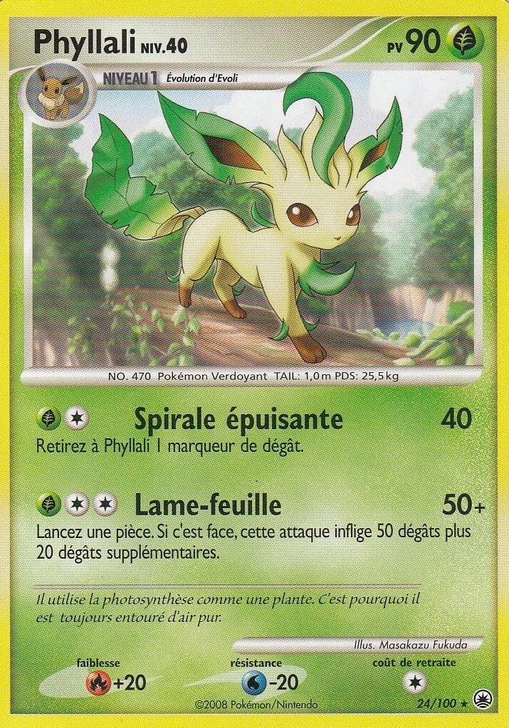 Carte Pokémon Phyllali de l'extension Aube Majestueuse