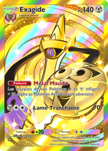 Carte Pokémon Exagide de l'extension Embrasement Écarlate
