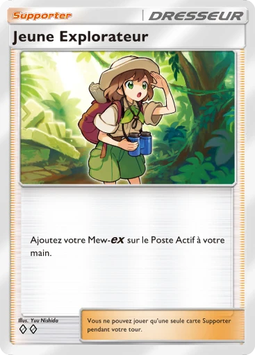 Carte Pokémon Jeune Explorateur de l'extension L'Île Fabuleuse