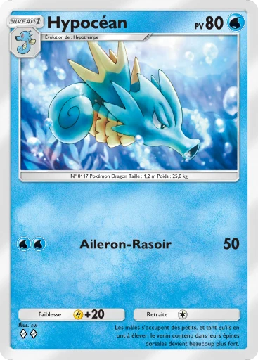Carte Pokémon Hypocéan de l'extension Sagesse entre Ciel et Mer