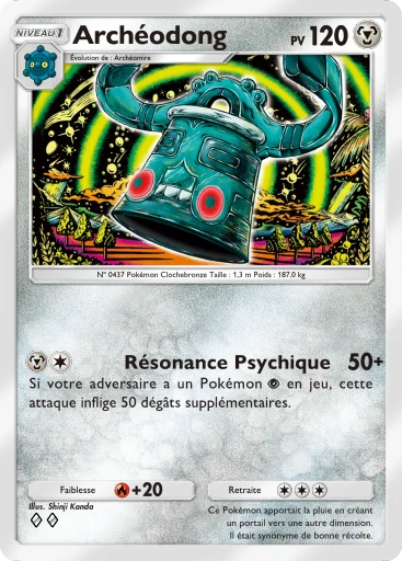 Carte Pokémon Archéodong de l'extension Aura Palpitante
