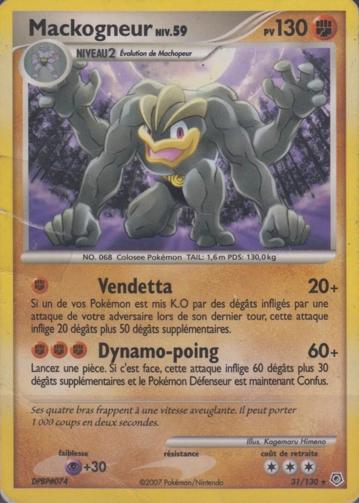 Carte Pokémon Mackogneur de l'extension Diamant & Perle