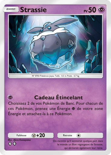 Carte Pokémon Strassie de l'extension Jours Heureux