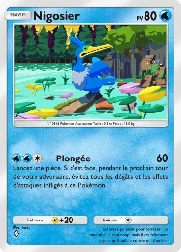 Carte Pokémon Nigosier de l'extension L'Île Fabuleuse