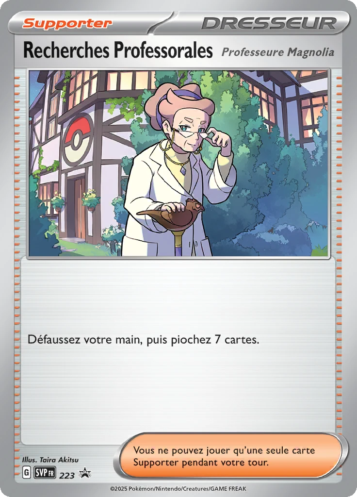 Carte Pokémon Recherches Professorales de l'extension SVP Black Star Promos