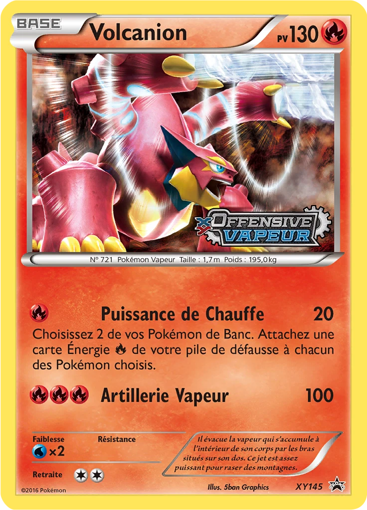 Carte Pokémon Volcanion de l'extension Promo XY