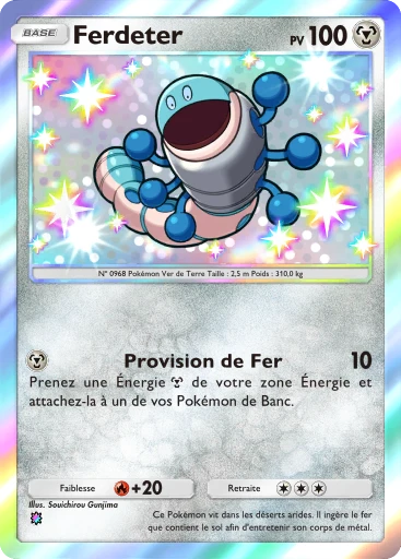 Carte Pokémon Ferdeter de l'extension Propulsion Paradoxe