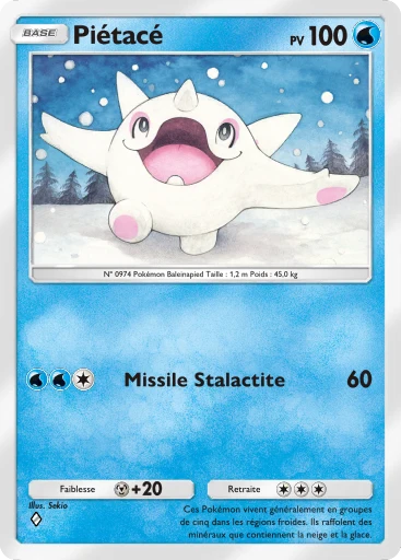 Carte Pokémon Piétacé de l'extension Merveilles de Paldea