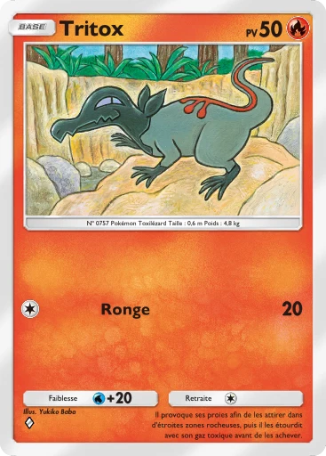 Carte Pokémon Tritox de l'extension Gardiens Astraux