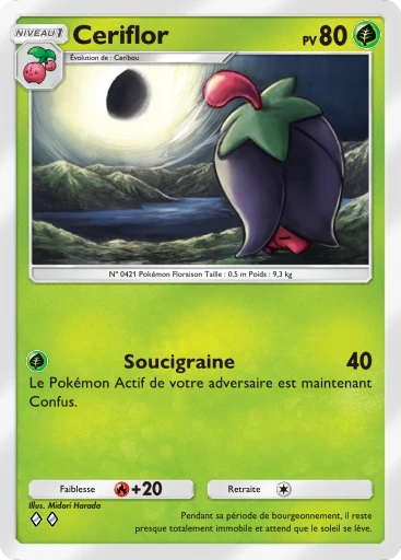 Carte Pokémon Ceriflor de l'extension Lumière Triomphale