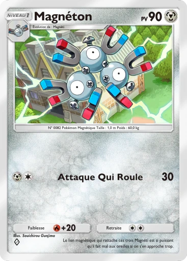 Carte Pokémon Magnéton de l'extension Lumière Triomphale