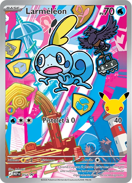 Carte Pokémon Larméléon de l'extension MEP Black Star Promos