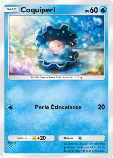 Carte Pokémon Coquiperl de l'extension Aura Palpitante