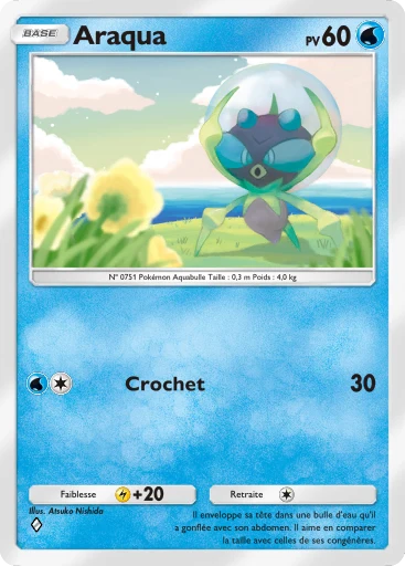 Carte Pokémon Araqua de l'extension Gardiens Astraux