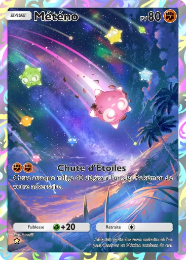 Carte Pokémon Météno de l'extension Gardiens Astraux
