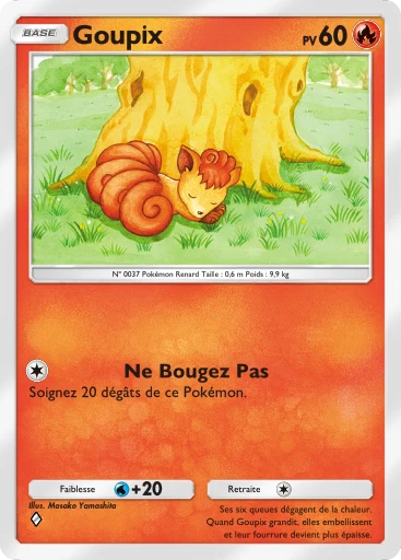 Carte Pokémon Goupix de l'extension Jours Heureux