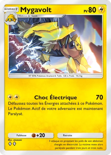 Carte Pokémon Mygavolt de l'extension La Clairière d'Évoli