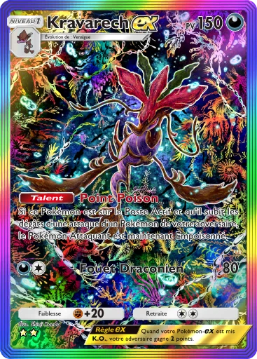 Carte Pokémon Kravarech-ex de l'extension Méga-Ascension