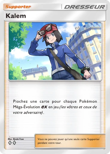 Carte Pokémon Kalem de l'extension Méga-Rayonnement